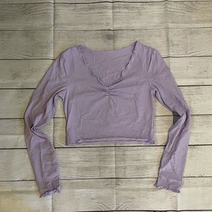 Long Sleeve Crop Top